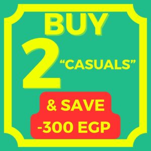 (SAVE 300 ُEGP ) MALE "2x CASUALS" BUNDLE